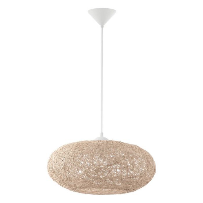 Plastikowa design lampa wisząca beżowa, Hero