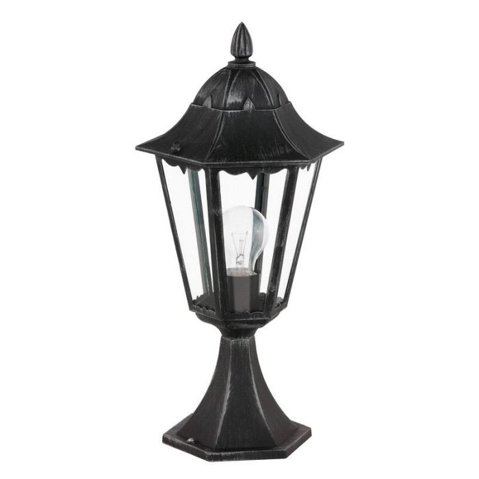 Aluminiowa klasyczna lampa zewnętrzna czarna, Leanna, IP44