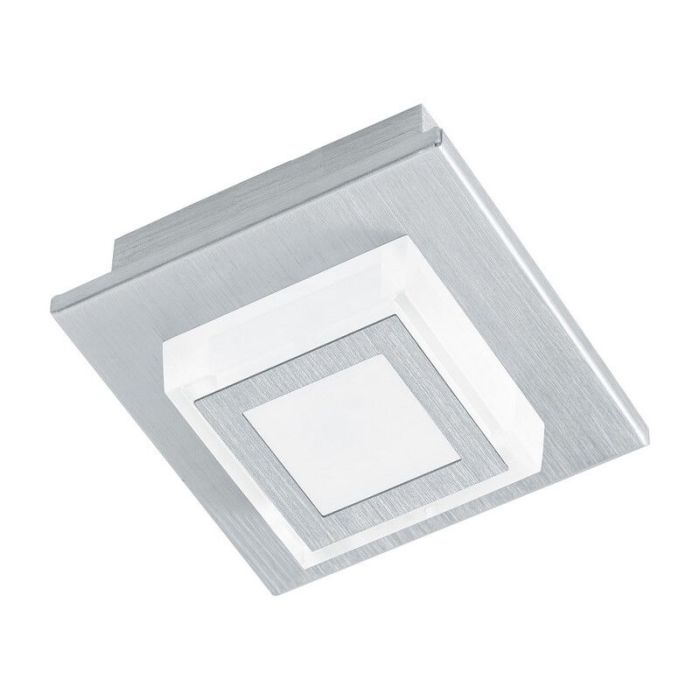 Plastikowy nowoczesny plafon sufitowy srebreny, Elsien, 3W, 3000K LED
