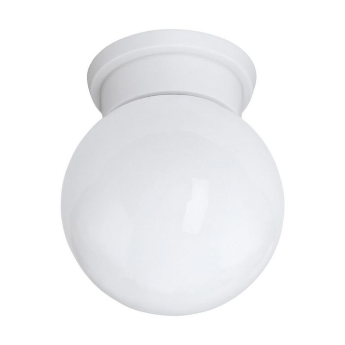 Szklana lampa sufitowa biała, Amira