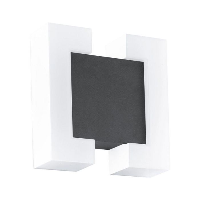 Plastikowa lampa zewnętrzna antracytowa, Bartel, IP44