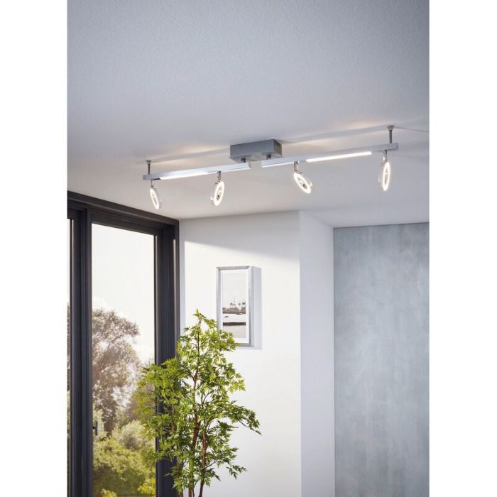 Aluminiowy nowoczesny spot sufitowy chromowany, Madelinde, 3W, 3000K LED