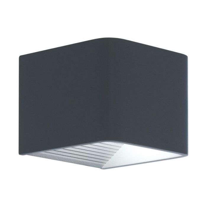 Aluminiowa nowoczesna lampa zewnętrzna antracytowa, Kay, 6W, 3000K LED, IP44