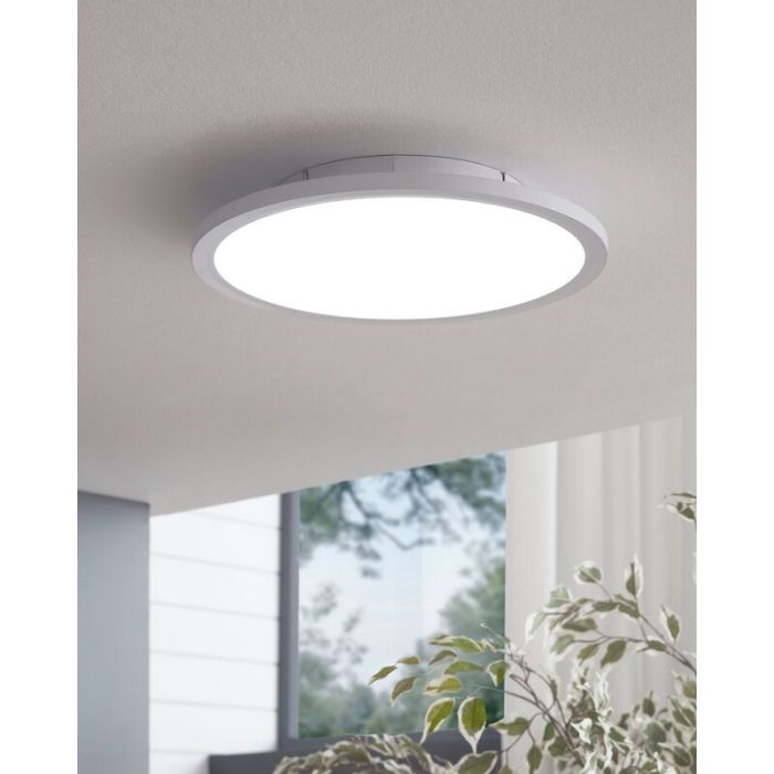 Aluminiowy plafon sufitowy biały, Ericus, 17W, 4000K LED