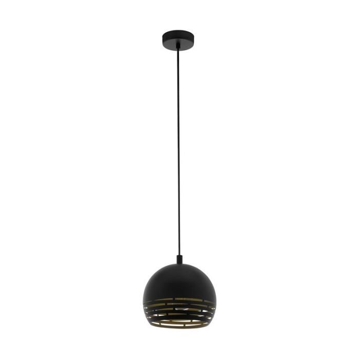 Metalowa nowoczesna lampa wisząca złota, Macey