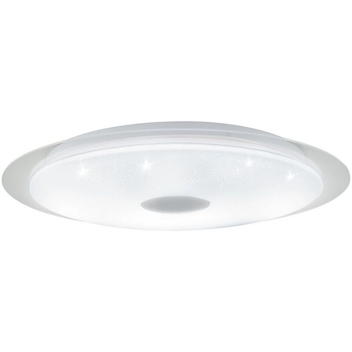 Plastikowy nowoczesny plafon sufitowy przezroczysty, Jouri, 36W, regulowany kolor LED