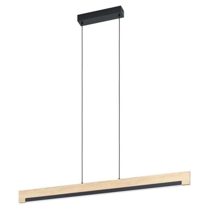 Drewniana lampa wisząca, Ludovica, 25W, 3000K LED
