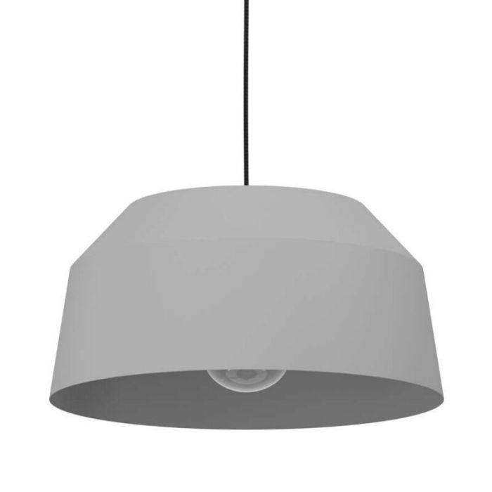 Aluminiowa rustykalna lampa wisząca szara, Teddie