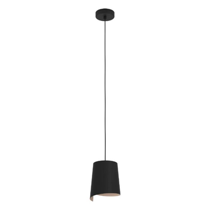 Aluminiowa rustykalna lampa wisząca czarna, Vincenzo