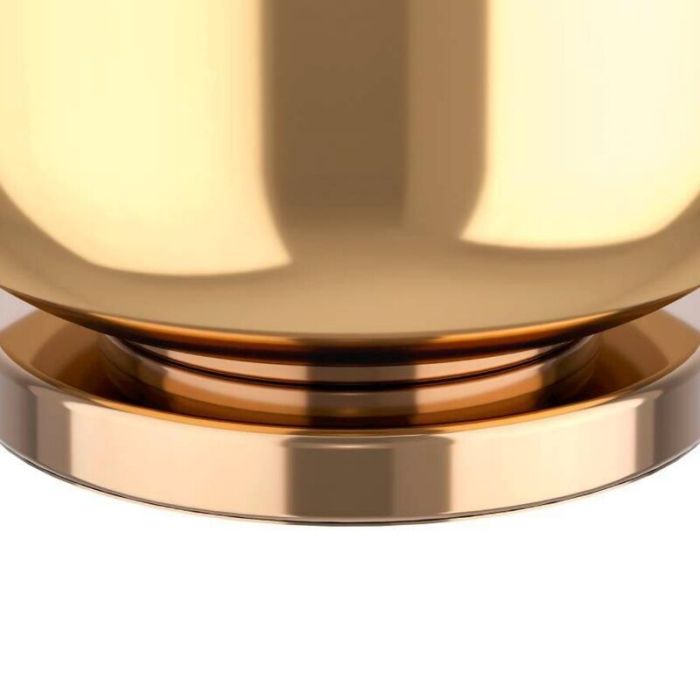 Szklana design lampa stołowa złota, Jeanny, z przełącznik