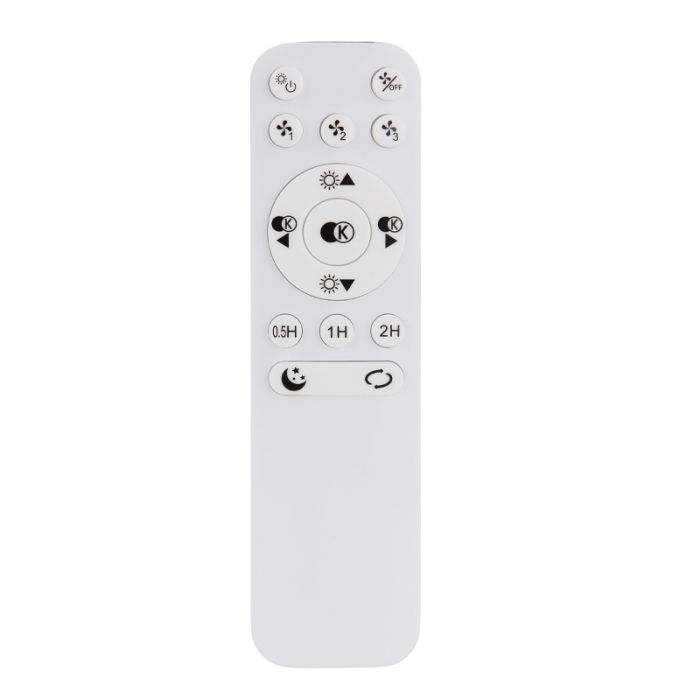 Plastikowy design wentylator sufitowy czarny, Joske, 40W, regulowana ciepła do zimnej bieli LED, z pilot