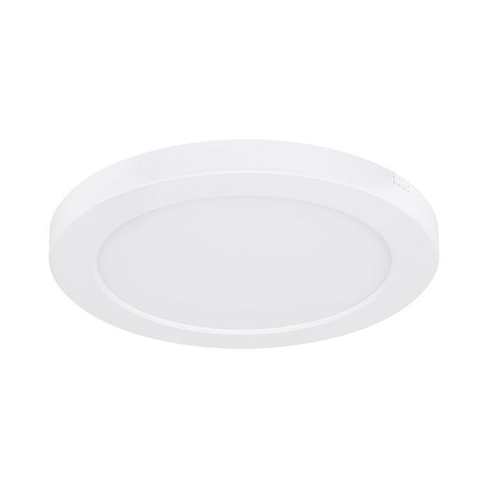 Plastikowy plafon sufitowy biały, Cage, 18W, regulowany kolor LED