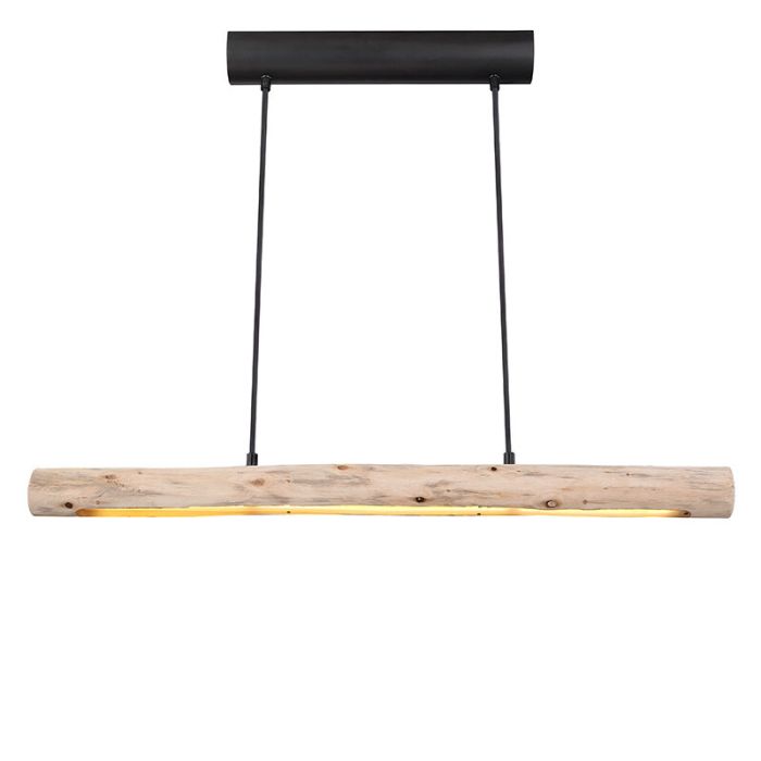 Drewniana lampa wisząca brązowa, Abbas, 15W, 3000K LED