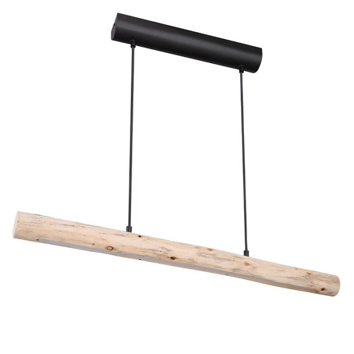 Drewniana lampa wisząca brązowa, Abbas, 15W, 3000K LED