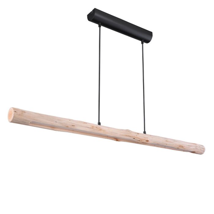Drewniana lampa wisząca brązowa, Abbas, 25W, 3000K LED