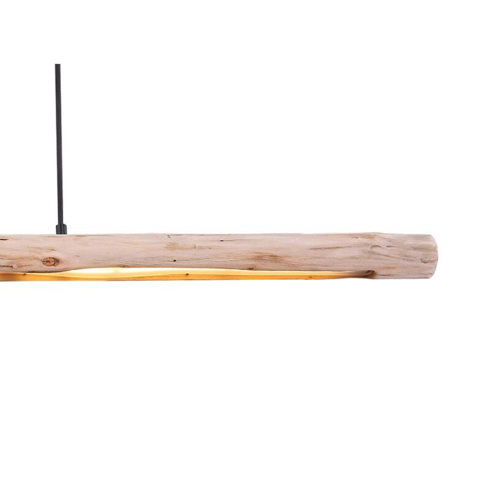 Drewniana lampa wisząca brązowa, Abbas, 25W, 3000K LED