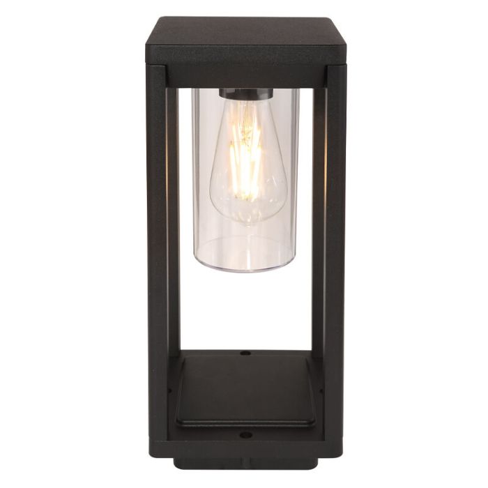 Plastikowa nowoczesna lampa zewnętrzna czarna, Vildan, IP44
