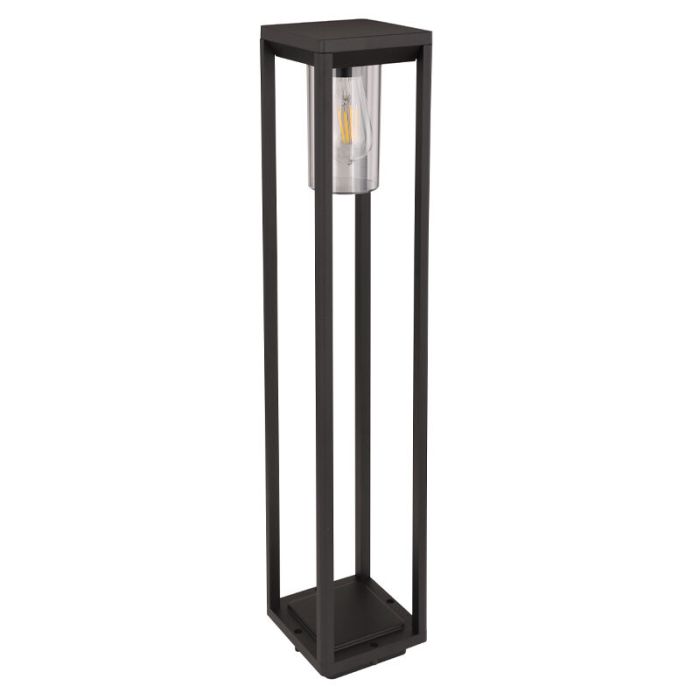 Plastikowa nowoczesna lampa zewnętrzna czarna, Vildan, IP44
