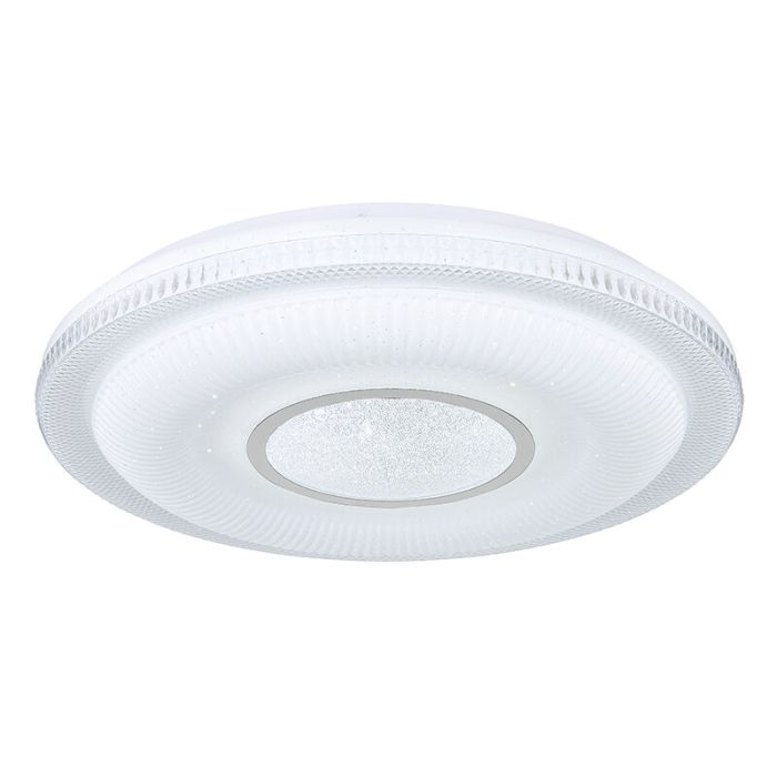 Metalowa nowoczesna inteligentna lampa sufitowa biała, Aldin, 30W, regulowana ciepła do zimnej bieli LED
