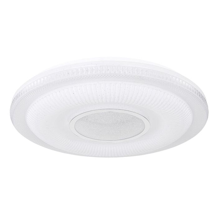 Metalowa nowoczesna inteligentna lampa sufitowa biała, Aldin, 30W, regulowana ciepła do zimnej bieli LED