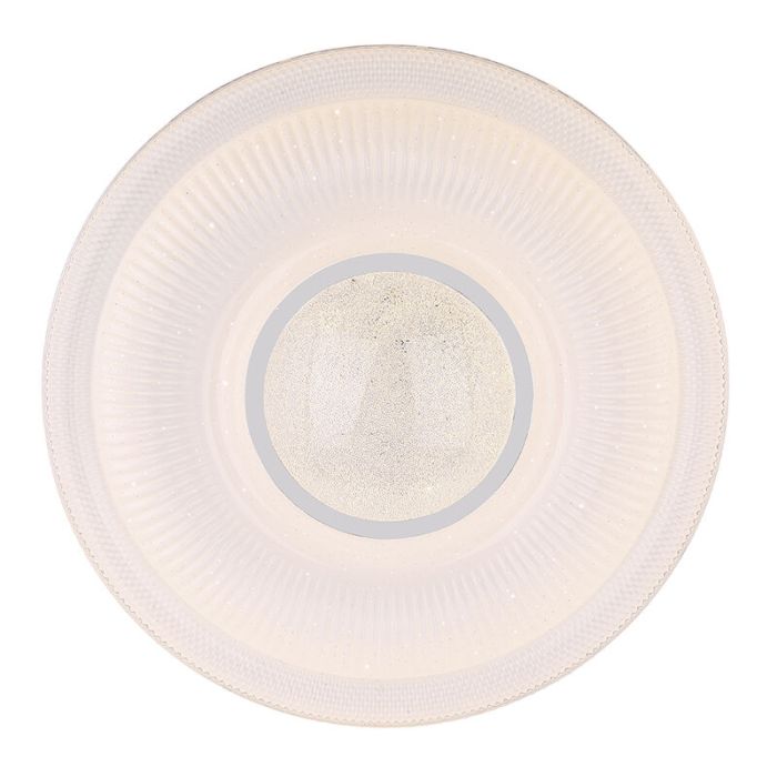 Metalowa nowoczesna inteligentna lampa sufitowa biała, Aldin, 30W, regulowana ciepła do zimnej bieli LED