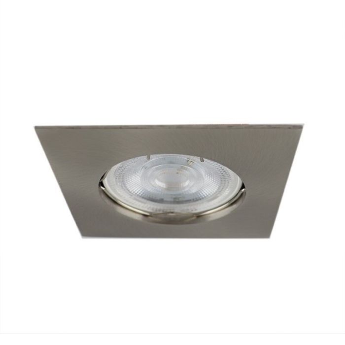Aluminiowa oprawa sufitowa wpuszczana niklowa, Ravi