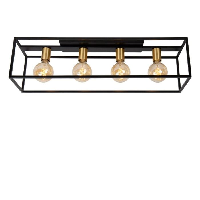 Złota lampa sufitowa nowoczesna, Ruben