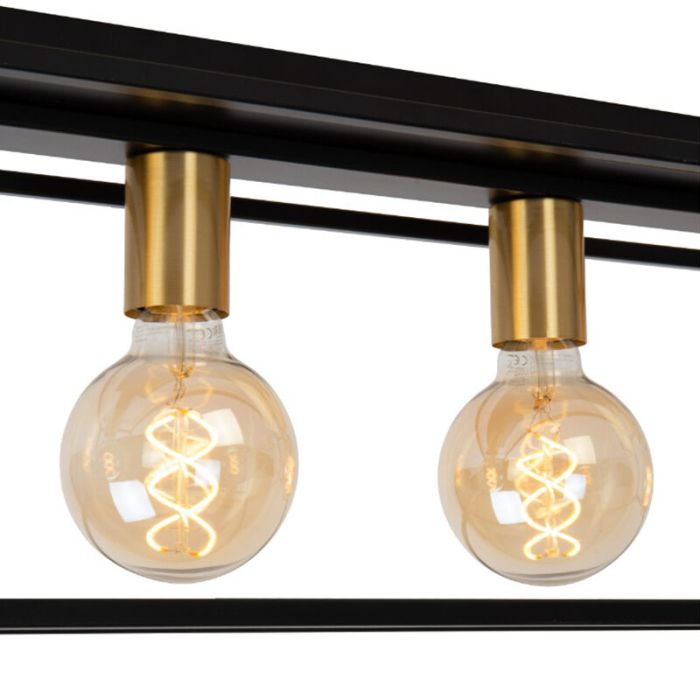 Złota lampa sufitowa nowoczesna, Ruben