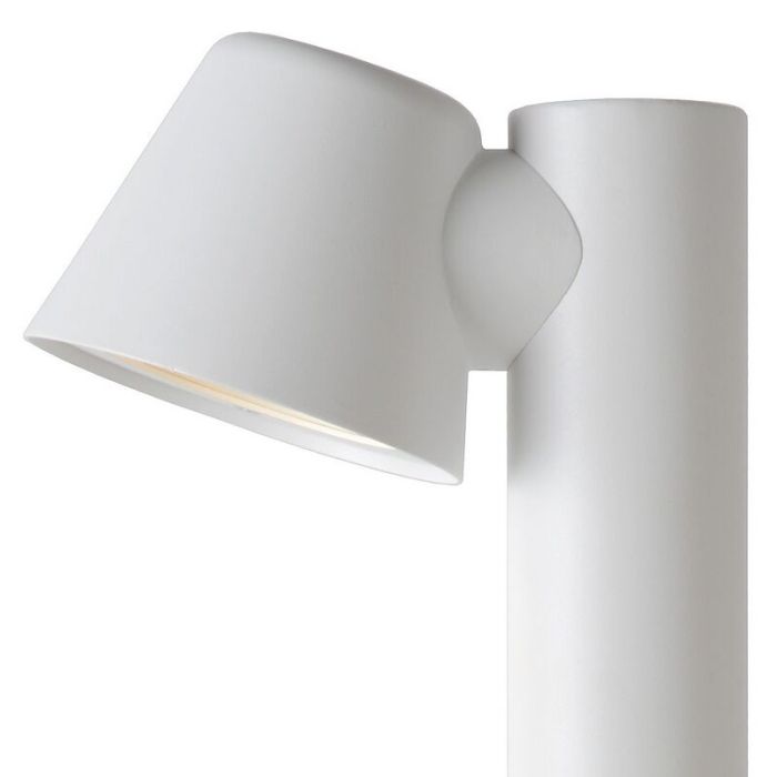 Biała lampa zewnętrzna nowoczesna, Dingo, IP44