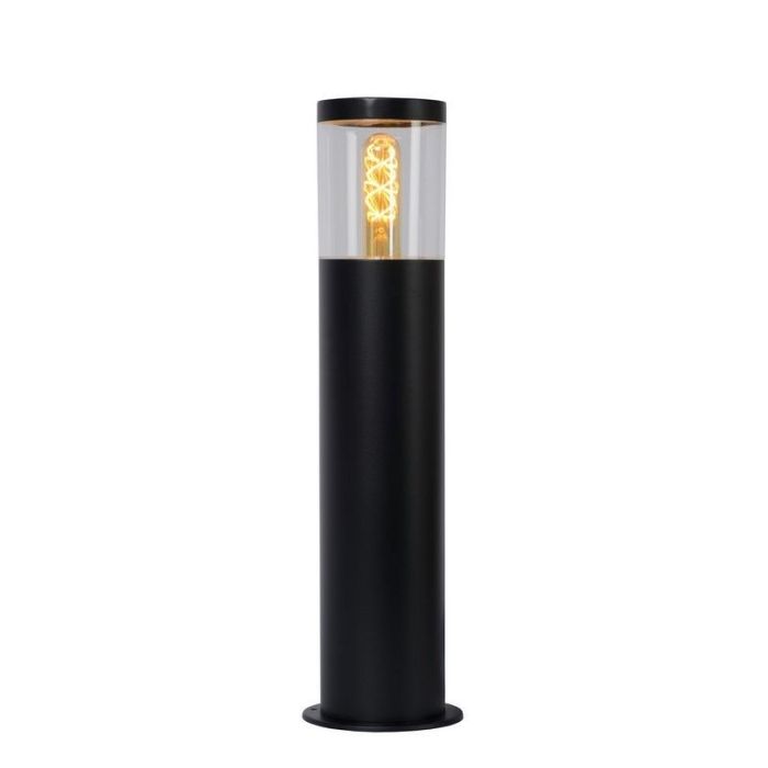Czarna lampa zewnętrzna nowoczesna, Fedor, IP44