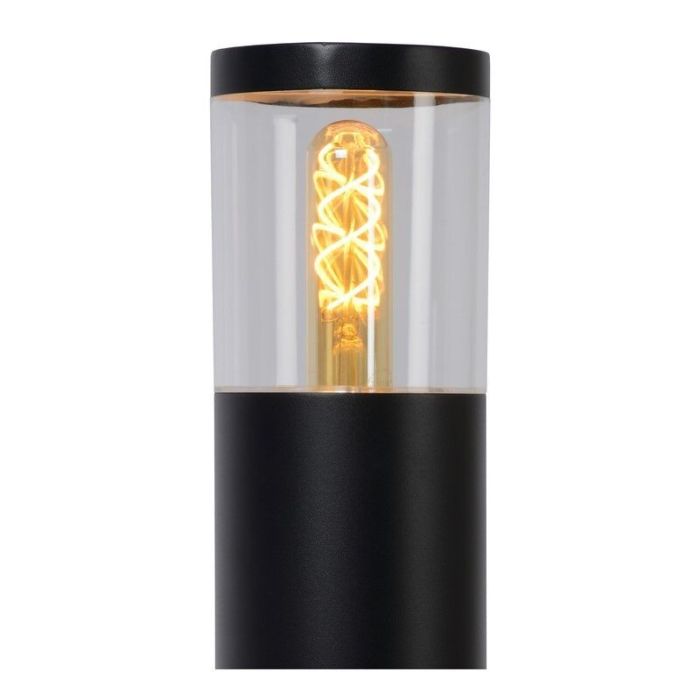 Czarna lampa zewnętrzna nowoczesna, Fedor, IP44