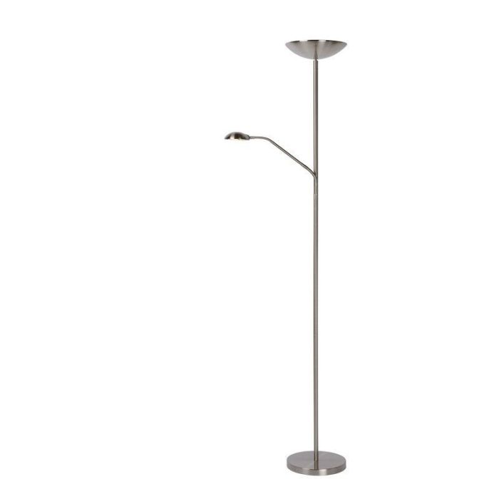Chromowana lampa do czytania stojąca nowoczesna, Zenith, 20W, 3000K LED