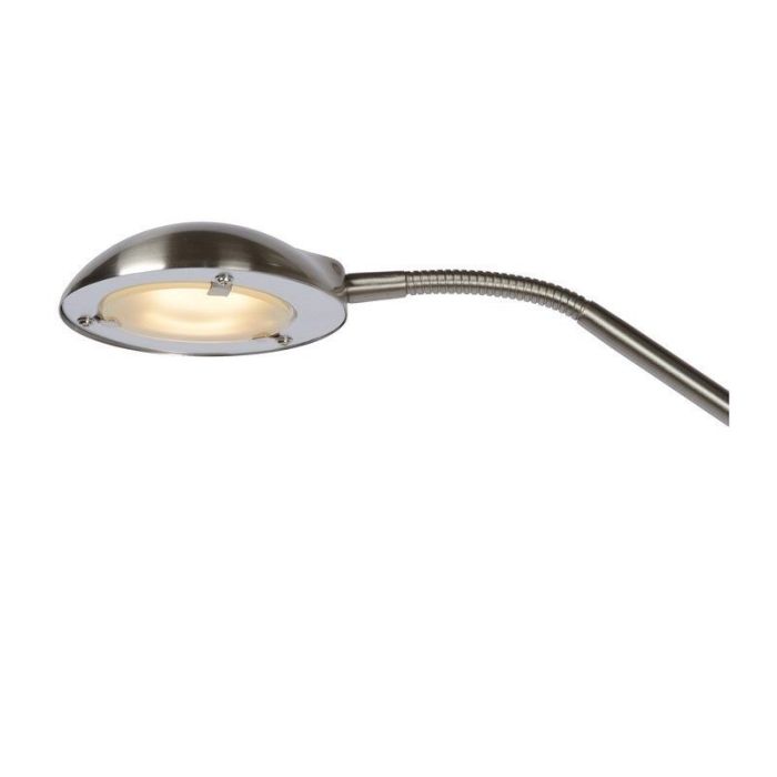 Chromowana lampa do czytania stojąca nowoczesna, Zenith, 20W, 3000K LED