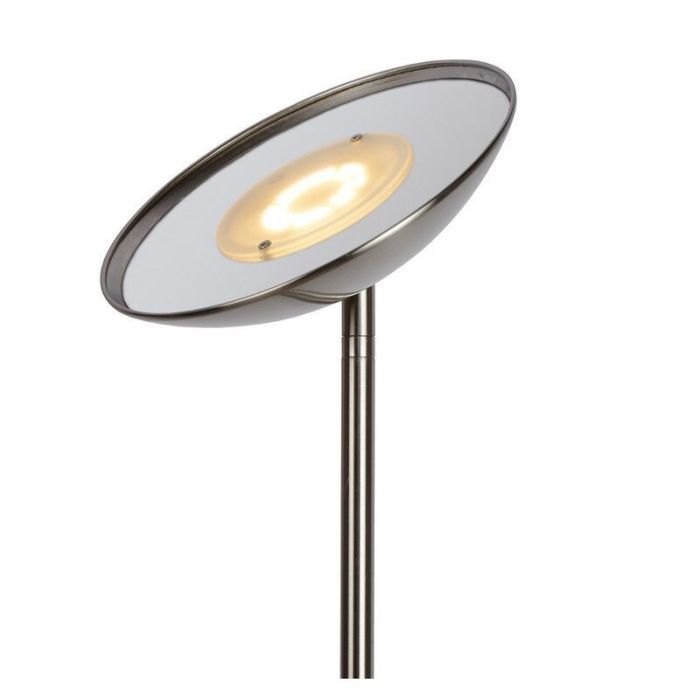 Chromowana lampa do czytania stojąca nowoczesna, Zenith, 20W, 3000K LED