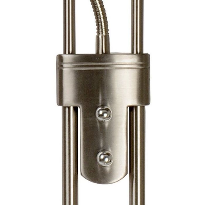 Chromowana lampa do czytania stojąca nowoczesna, Champion, 20W, 3000K LED