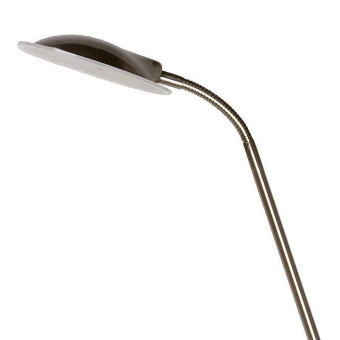 Chromowana lampa do czytania stojąca nowoczesna, Champion, 20W, 3000K LED