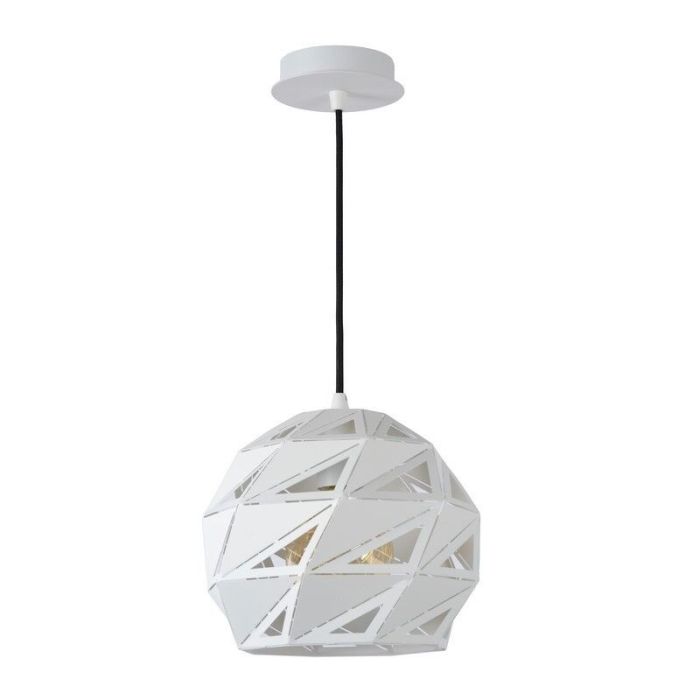 Biała lampa wisząca nowoczesna, Malunga