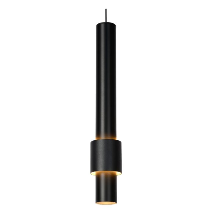 Czarna lampa wisząca nowoczesna, Margary, 4W, 2700K LED