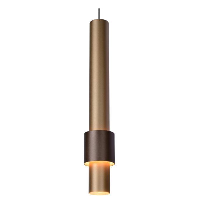 Brązowa lampa wisząca nowoczesna, Margary, 4W, 2700K LED
