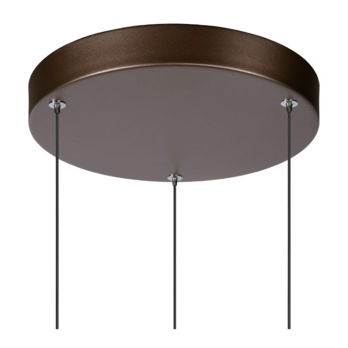 Brązowa lampa wisząca nowoczesna, Margary, 4W, 2700K LED