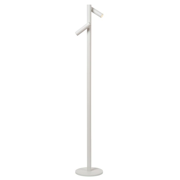 Biała lampa stojąca akumulatorowa nowoczesna, Antrim, 2,2W, 2700K LED, IP54, z dotykowy ściemniacz