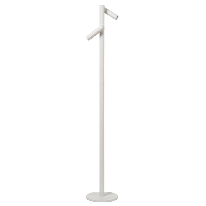 Biała lampa stojąca akumulatorowa nowoczesna, Antrim, 2,2W, 2700K LED, IP54, z dotykowy ściemniacz