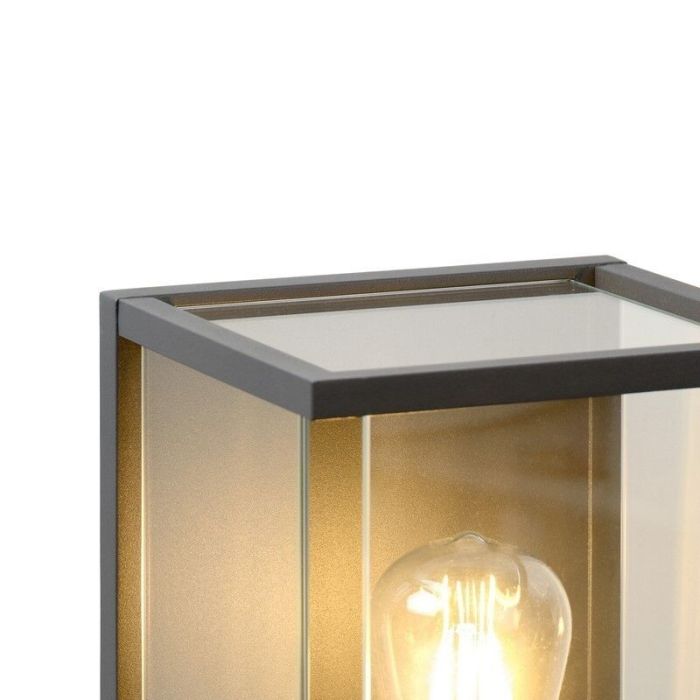 Antracytowa lampa zewnętrzna nowoczesna, Claire, IP54