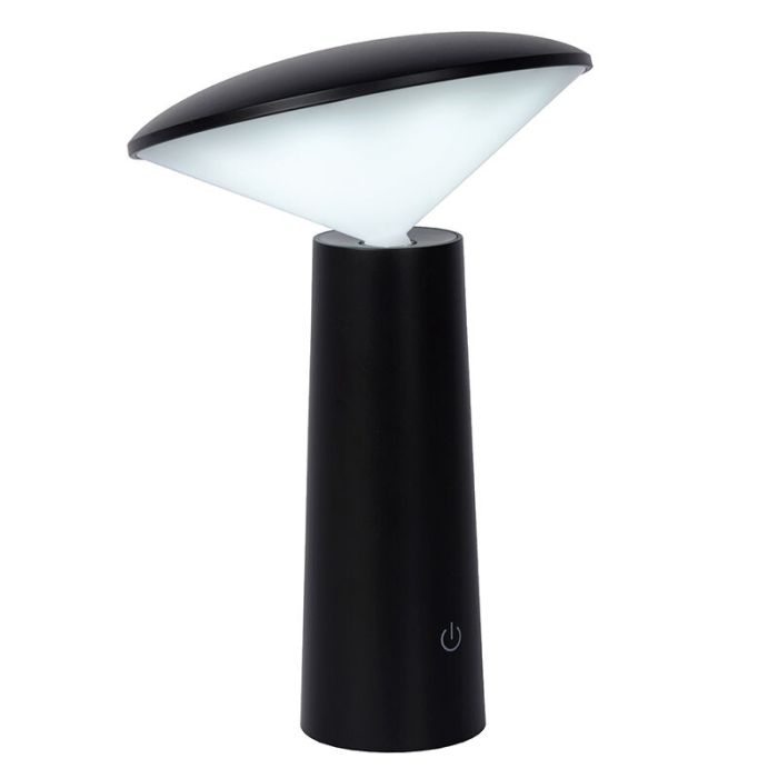 Czarna lampa stołowa ogrodowa nowoczesna, Jive, 4W, regulowana ciepła do zimnej bieli LED, IP44, z przełącznik