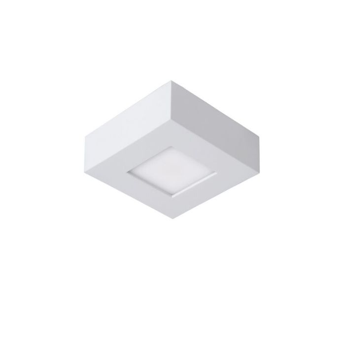Biały plafon sufitowy nowoczesny, Brice, 8W, 3000K LED, IP44