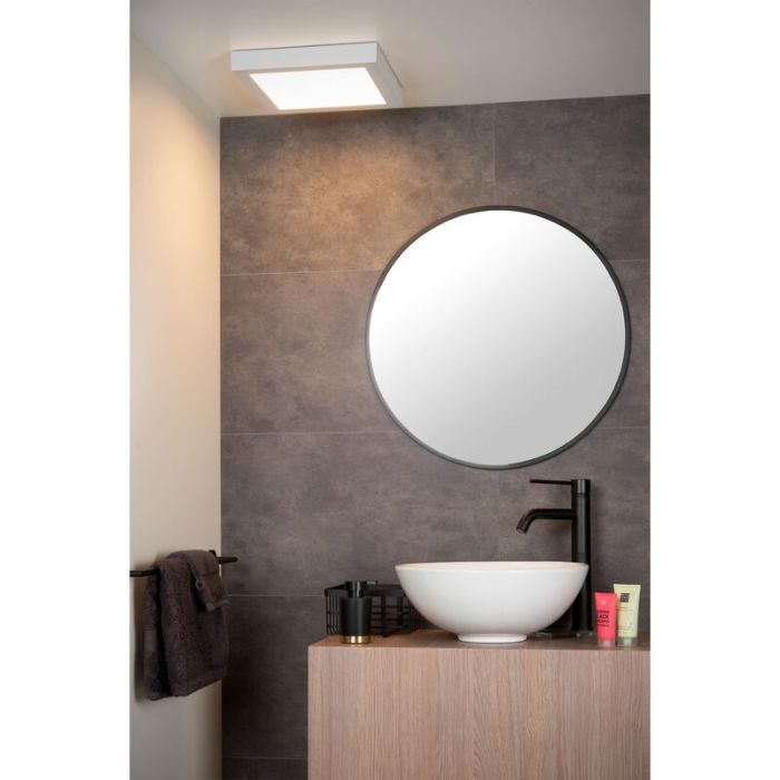 Biały plafon sufitowy nowoczesny, Brice, 30W, 3000K LED, IP44