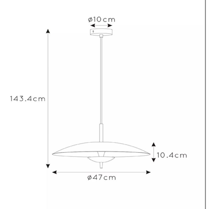 Czarna lampa wisząca vintage, Vulcan, 9W, 3000K LED