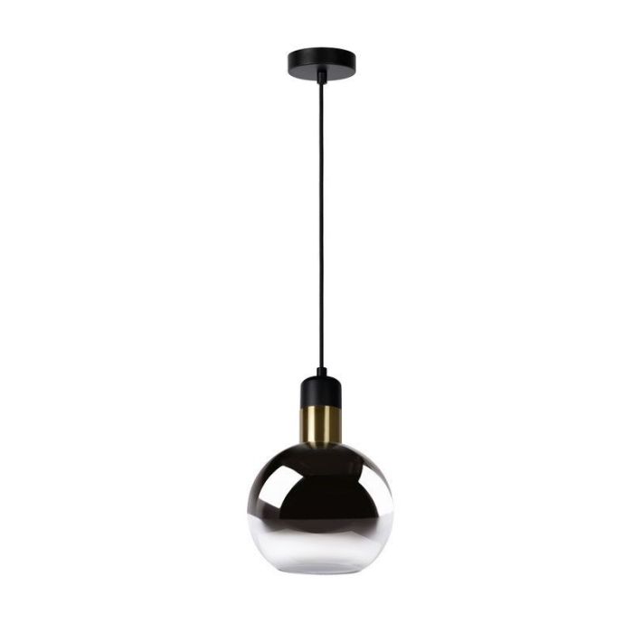 Szara lampa wisząca vintage, Julius