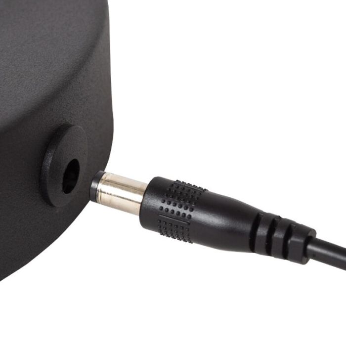 Czarna lampa stojąca akumulatorowa nowoczesna, Comet, 3W, 2700K LED, z dotykowy ściemniacz