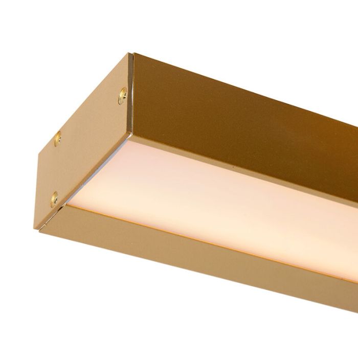 Mosiądz kinkiet łazienkowy nowoczesny, Alexa, 13W, 3000K LED, IP44